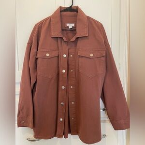 Oversized Denim Shacket